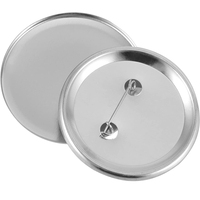 Insigne rond en étain de conception personnalisée de 58mm, emblèmes et badges personnalisés de bouton en étain avec logo
