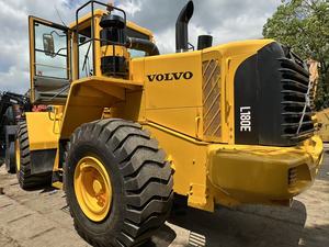 Machinerie de construction de haute qualité Volvo L105 L120 en vente Chargeurs Volvo L180E d'occasion Chargeurs hydrauliques diesel d'origine L150 L180 - Product Image 2