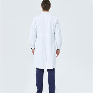 Uniformes médicos de enfermería exclusivos, ropa de trabajo para Hospital de mascotas, ropa exfoliante de belleza, abrigo quirúrgico, bata de laboratorio Blanca De ciencia - Product Image 4