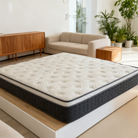 Matelas Orthopédique de Luxe Euro Top 12 Pouces Design Moderne à Ressorts Ensachés 5/7 Zones pour Maison, Hôpital, Massage, Hôtel, Villa – Garantie 10 Ans