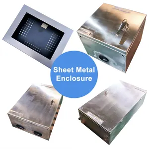 OEM Customized Large Stainless Steel Sheet Metal Fabrication Enclosure Electrical Box Cabinet Metal Cutting And Welding Services