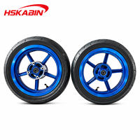 HSKABIN Yozma Tuttio EM5 RTR E Dirt Bike, roues Supermoto de 12 pouces, pneus Kenda Curve bleus, pièces de moto, pneus tout-terrain