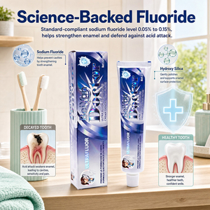 <span class=keywords><strong>Dentifrice</strong></span> blanchissant à la menthe aux herbes Beiyan Doctor OEM 220g avec fluorure de sodium, anti-plaque et anti-taches pour usage domestique - Product Image 3