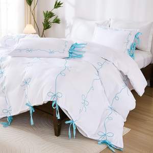 Fundas de Almohada con Lazos, <span class=keywords><strong>Funda</strong></span> de Edredón - Product Image 6