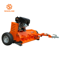 Tondeuse à gazon de qualité industrielle à essence à 2 roues, tracteur de jardin certifié CE avec machine à couper les lames