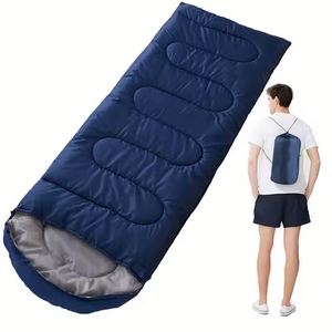 Saco de Dormir Tipo Sobre para Adultos, Portátil, con Forma Humana, para Acampar al Aire Libre, Viajar y Hacer Senderismo - Product Image 1