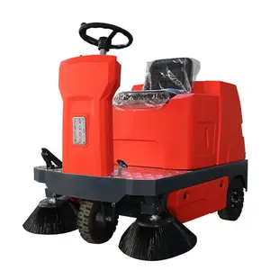 Low Price Electric Rechargeable Street Vacuum Cleaner Industrial Automatic Drive type Floor Clean Sweeper