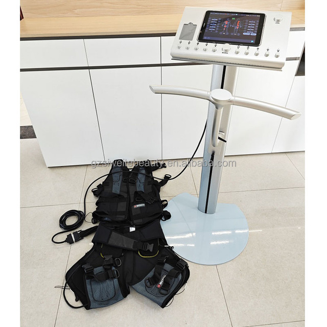 Professional With Electrical Stimulation Exercise