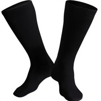 2 paires de chaussettes de compression tricotées pour hommes et femmes, respirantes, de soutien, pour le sport, le vol et les métiers en position debout