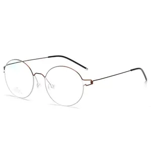 Jheyewear 2020 새로운 나사없는 안경 풀 프레임 초경량 에어 티타늄 림 안경 광학 안경 프레임 한국