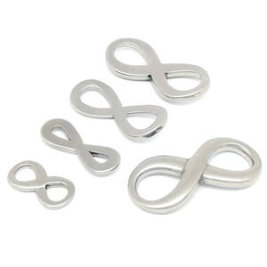 Groothandel Accessoires Fashion Rvs Sieraden Patroon Infinity Hanger Custom Charm - Product Image 1