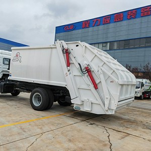 Camion compacteur de déchets à carrosserie fermée 10m³ 12m³ Diesel Manuel Chargement arrière Véhicule de collecte et de transport de déchets - Product Image 3