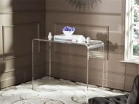 Table basse rectangulaire en acrylique transparent, meuble de salon, livraison gratuite