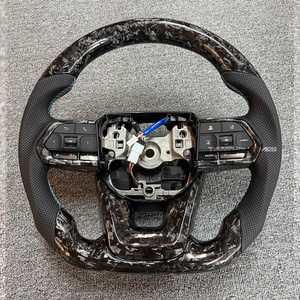 Volante Deportivo de Fibra de Carbono Forjado para <span class=keywords><strong>Toyota</strong></span> A90 Supra, 4Runner, Mark X, CHR, Serie 79, Hilux, Vigo, Hiace, Prius, Celica, Rav 4 - Product Image 1