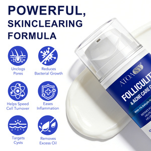 Crème ATOANY Soin Rapide Confort & Renouvellement pour la folliculite et l'acné avec 1% d'acide salicylique + extraits <span class=keywords><strong>de</strong></span> plantes pour le cuir chevelu, le visage et le corps - Product Image 3