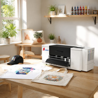 DTF-printer voor tote bags, canvas, volautomatische desktop textielmachine, pigmentinkt, 1,2 m/u snelheid, voor kleine bedrijven