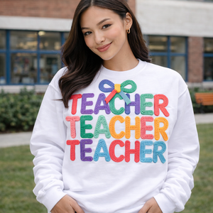 Prêt à presser, 100 jours d'école, lettres en chenille, été, transfert thermique DTF, football, enseignant, transferts DTF pour t-shirts - Product Image 6