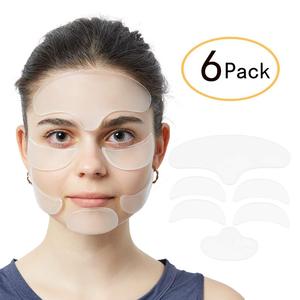Wholesale 6pcs Reusable Medical Grade Silicone Anti-<strong>wrinkle</strong> Pad Prevent <strong>Wrinkles</strong> Chest <strong>Face</strong> Neck Pad Chest <strong>Patches</strong> for <strong>Wrinkles</strong> - Product Image 2