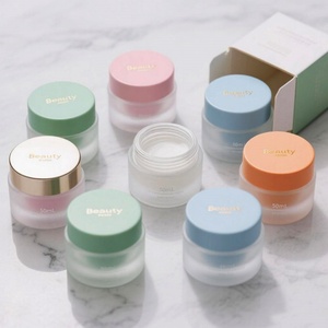 Contenants d'emballage cosmétique vides, ronds, 5G 10G 15G 20G 30G 50G 60G 100G, pots en verre transparent givré pour crème cosmétique avec couvercles - Product Image 3