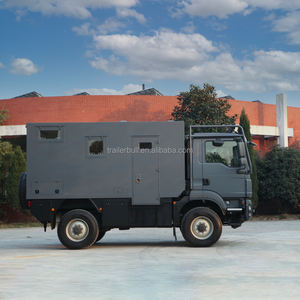 Carcasas para autocaravanas de 13 pies de FRP para vehículos, con gran ángulo de despegue, para expediciones todoterreno, caravanas, remolques y camping en carretera - Product Image 5