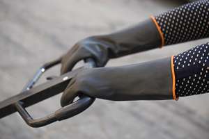 Guantes de limpieza Dip Flock Lined 60G guante industrial <span class=keywords><strong>orande</strong></span> dentro Latex S.M.L.XL Thin - Product Image 4