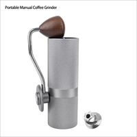 Moulin à café manuel portable de petite taille, capacité 25g, meule conique 420SS, moulin à café manuel pour la maison