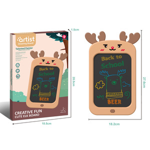 Tablette d'écriture LCD 16 cm pour enfants, design lapin créatif et amusant, effacement à une touche - Product Image 3