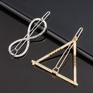 LRTOU Wholesale Custom Women Hair Accessories Hairgrip Hairclips Metal Simple Gold <strong>Silver</strong> Frog Hair <strong>Clip</strong> for Girls - Product Image 5