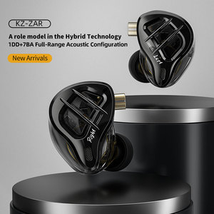 Tai Nghe KZ ZAR Kim Loại Chính Hãng Tai Nghe HIFI Bass Công Nghệ Lai 1DD + 7BA Tai Nghe Nhét Tai Màn Hình Tai Nghe Thể Thao Khử Tiếng Ồn - Product Image 5