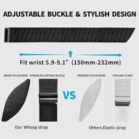 Bracelet de Suivi d'Activité Whoop 4.0 de Haute Qualité, en Nylon Respirant, Sangle Extensible pour Moniteur de Fréquence Cardiaque et Soins de Santé