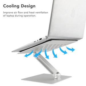 Great Roc Recommended OEM/ODM Support de <span class=keywords><strong>lit</strong></span> pour <span class=keywords><strong>tablette</strong></span> en aluminium pour ipad Support pour <span class=keywords><strong>ordinateur</strong></span> <span class=keywords><strong>portable</strong></span> pliable de 17 pouces réglable - Product Image 4