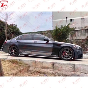 Guardabarros delantero <span class=keywords><strong>GTR</strong></span> para Mercedes Benz Clase C W205 AMG <span class=keywords><strong>GTR</strong></span> parece guardabarros delantero para Clase C 2015-2021 Kit de carrocería de reacondicionamiento - Product Image 6