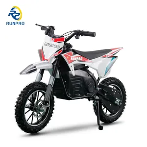 RUNPRO High Quality 1000W Mini Electric Dirt Bike 36V Kids Electric Motorcycle With 12ah 15ah 20ah Motor Options