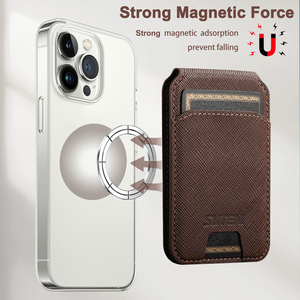 Funda <span class=keywords><strong>de</strong></span> Teléfono Tipo Cartera <span class=keywords><strong>de</strong></span> Cuero Sintético <span class=keywords><strong>de</strong></span> Lujo SUTENI con Ranuras <span class=keywords><strong>para</strong></span> Tarjetas <span class=keywords><strong>de</strong></span> Identificación, Tapa Magnética y Bolsillo <span class=keywords><strong>de</strong></span> Almacenamiento - Product Image 3