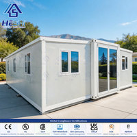 Casa Contenedor Prefabricada Expandible de Lujo de 20 y 40 Pies con Estabilidad Estándar, 1, 2, 3, 4, 5 Dormitorios, Vivienda Portátil en Venta
