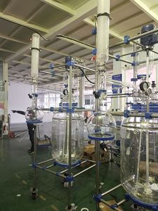 เครื่องปฏิกรณ์แก้วที่มีมอเตอร์แรงบิดสูงสำหรับการผสมสารละลายที่มีความหนืดสูง - Product Image 5