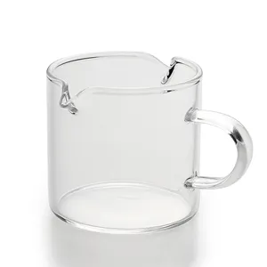 BCnmviku Caneca De Vidro Em Branco Vidros De Borosilicato Alto Resistente Ao Calor Copo De Mistura Para Leite Café Expresso Tasse