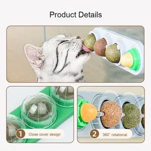 Hot Selling Eco-Friendly Catnip Ball Self-Entertainment Pet Toy and Cat Snack Lollipop Lots of Fun <strong>for</strong> Cats and <strong>Dogs</strong> - Product Image 3