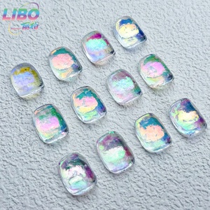 Polvo de copos de hielo grueso Aurora de grado cosmético, pigmento de copos de ópalo camaleón para decoración de uñas - Product Image 5