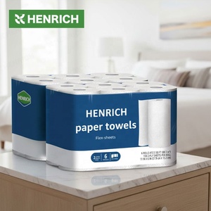 Rollo <span class=keywords><strong>de</strong></span> Papel <span class=keywords><strong>de</strong></span> Cocina <span class=keywords><strong>de</strong></span> 2 Capas, Toallas <span class=keywords><strong>de</strong></span> Papel Absorbentes y Resistentes para Cocinar, Limpiar y Uso Diario en el Hogar - Product Image 1