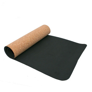 Imprimé personnalisé Recyclé Liège Tapis de Yoga En Caoutchouc Naturel Dans Le Sac - Product Image 5