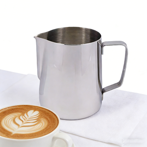350/400/600ml Sharp Spout Barista Latte Art Espresso Steaming Stainless Steel 304 Coffee Jug Milk Frothing <strong>Pitcher</strong> - Product Image 1