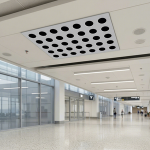 Tôle d'aluminium perforée personnalisée de haute qualité pour la décoration de plafonds/écrans - Product Image 3