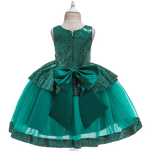 Vêtements pour enfants, robes de princesse pour enfants, jolies robes à fleurs pour petites filles, robes à appliques de Chine - Product Image 3