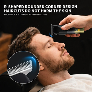 Chuyên Nghiệp Cắt Tóc Của Thép Không Gỉ Tóc Cho Điện Tông Đơ Lược Dầu Đầu Điêu Khắc Kéo USB Tóc Salon Không Thấm Nước - Product Image 4