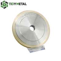 Meules diamantées segmentées à rainure en V pour chanfreinage et biseautage du verre, pour machines CNC 80 # -240 #   Granulométrie H Dureté