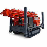 Foreuse hydraulique multifonctionnelle de 300 m sur chenilles diesel pour diverses applications