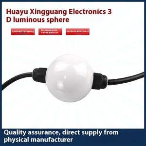 Bola luminosa 3D <span class=keywords><strong>de</strong></span> 360 grados con cuerdas <span class=keywords><strong>de</strong></span> luz LED Ambiente romántico Decorativo IP67 Clasificación excelente para el hogar o la oficina - Product Image 2