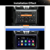 Vente en gros Android Auto Lecteur Dvd 9 pouces écran tactile Radio voiture lecteur vidéo multimédia pour 2010 Fiat Stilo