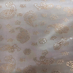 Mô Hình Cổ Điển Paisley <span class=keywords><strong>Viscose</strong></span> <span class=keywords><strong>Polyester</strong></span> Jacquard Lót Satin Vải Cho Đồng Phục Và Hàng May Mặc Nhuộm Đồng Bằng Blazer Áo Khoác - Product Image 5